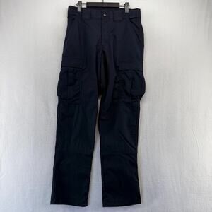 5.11 Tactical Pants Men's 30x32 Blue Navy Cargo Ripstop Flex Tac TDU Workwear